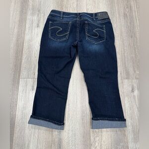 Silver Capri Aiko Kick Off Flare Size 30